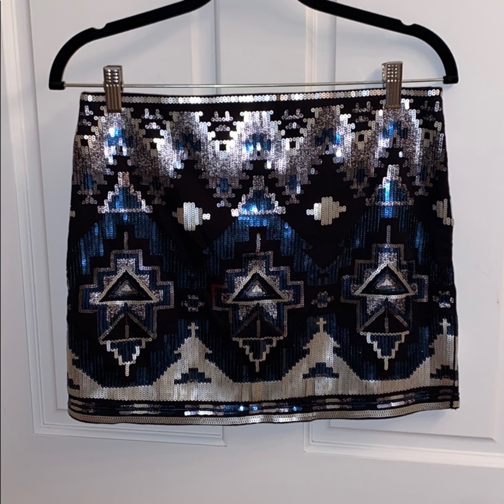 Express Sequin Skirt. NWT